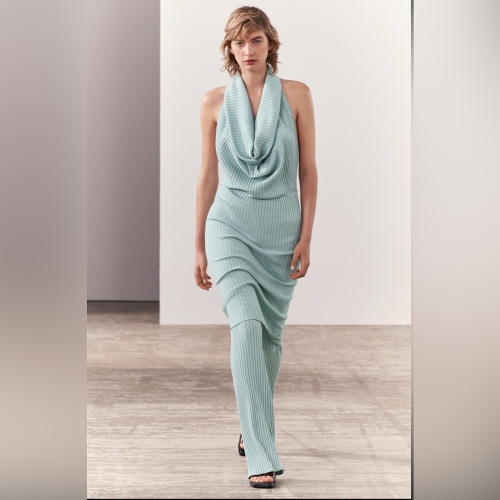 NWT ZARA Ribbed Knit 2 Piece Set